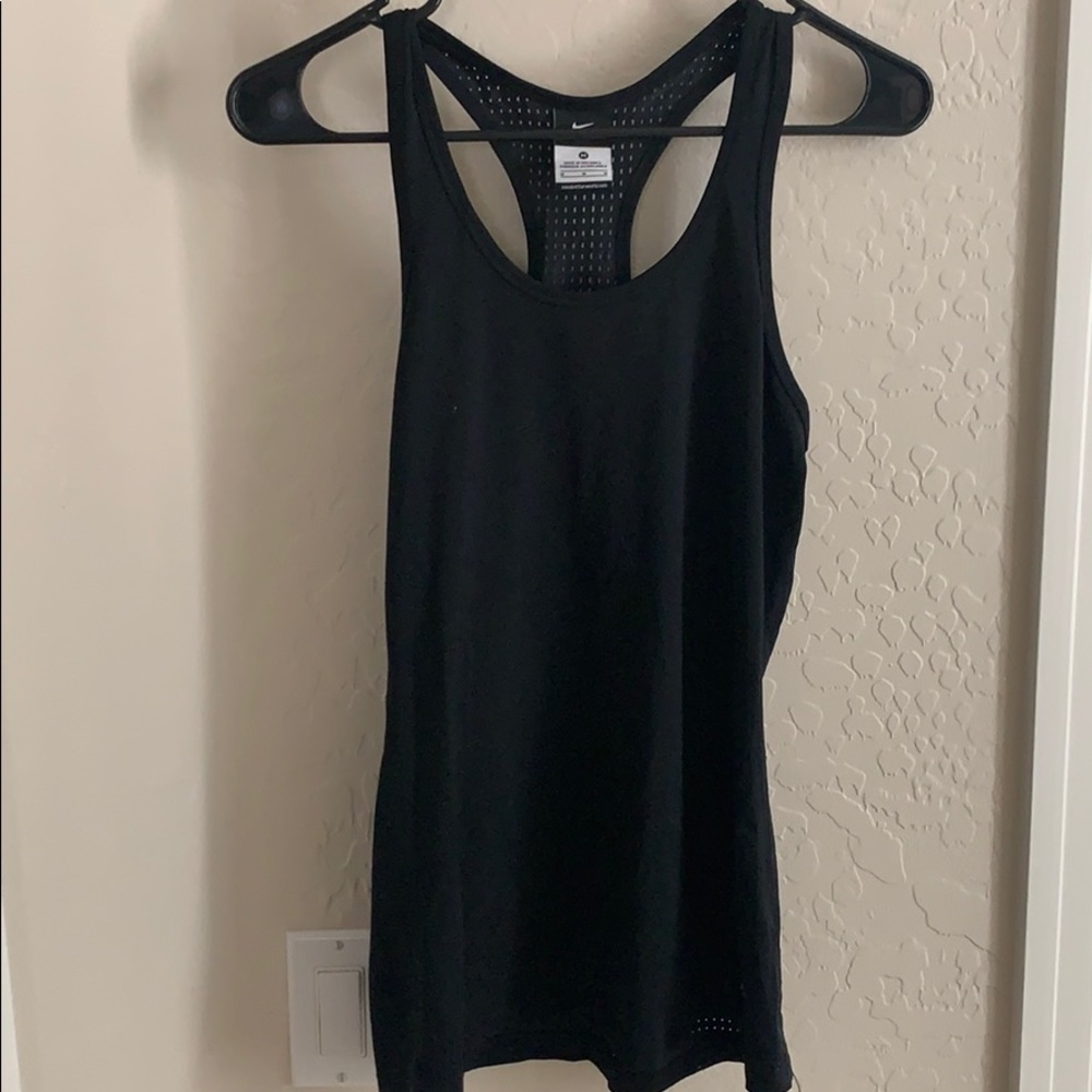 Nike Black Fitted Tank